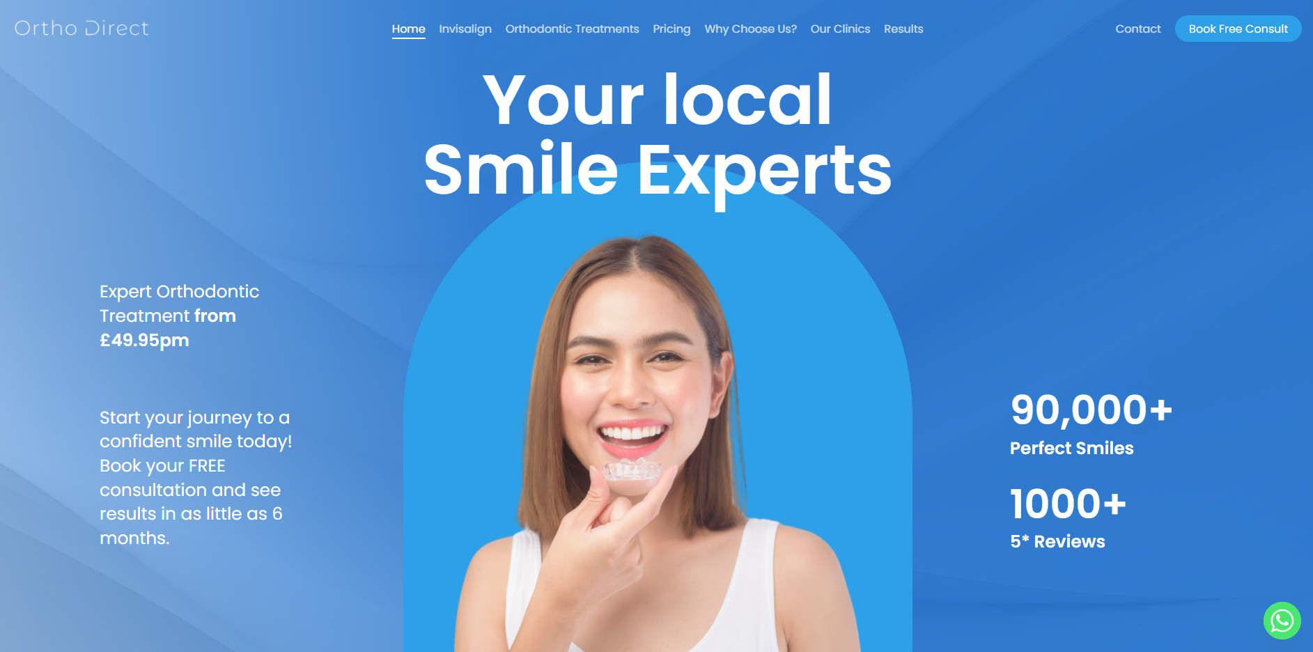 Client website being analysed